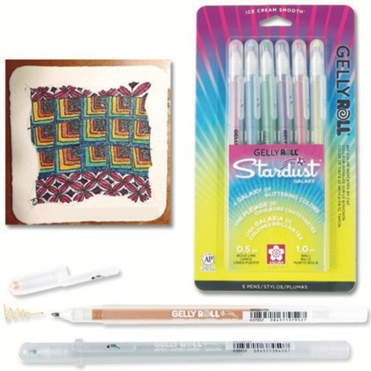 SAKURA OF AMERICA Gelly Roll Stardust Gel Pens – Glitter Ink for Sparkling Effects