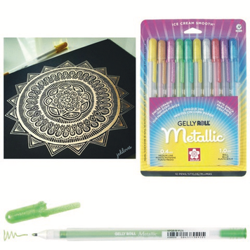 SAKURA OF AMERICA GELLY ROLL METALLIC