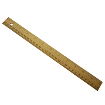ART ALTERNATIVES Wooden Ruler – 12" with Metal Edge