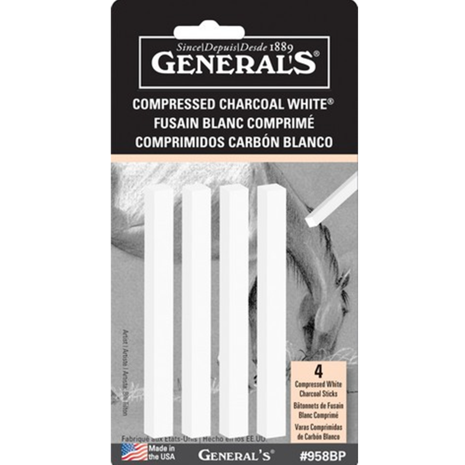 Generals Charcoal Drawing Set - Artist Collection