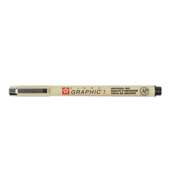 SAKURA OF AMERICA PIGMA GRAPHIC PEN BLACK