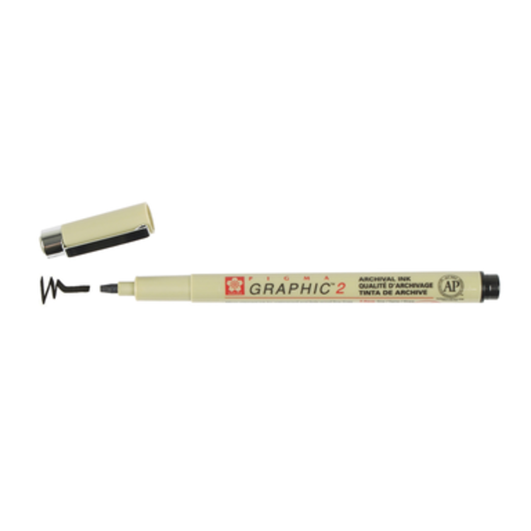 SAKURA OF AMERICA PIGMA GRAPHIC PEN BLACK