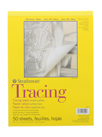PACON/STRATHMORE TRACING TRANSPARENT PARCHMENT TAPE PAD 25LB 50 SHEETS