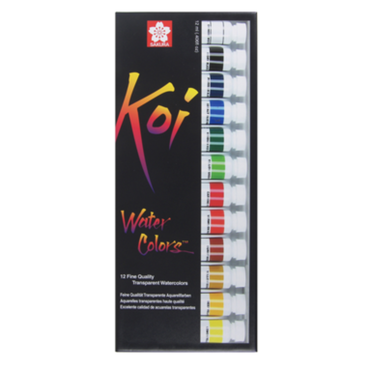 SAKURA OF AMERICA KOI WATERCOLOR 12ML SET