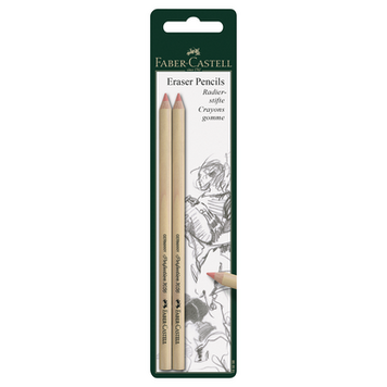 FABER-CASTELL USA Perfection Eraser Pencils – 2 Pack