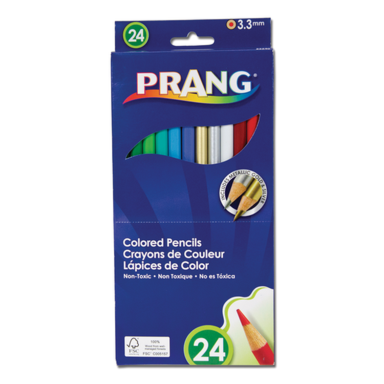 DIXON TICONDEROGA/FILA CO PRANG COLORED PENCIL 24 SET