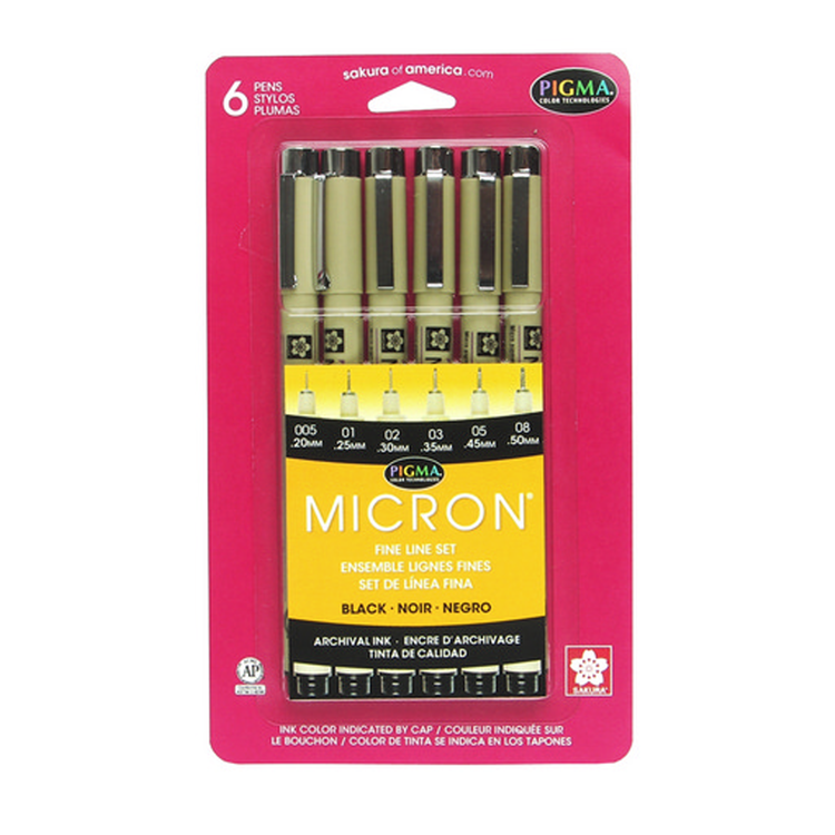 SAKURA OF AMERICA PIGMA MICRON SET