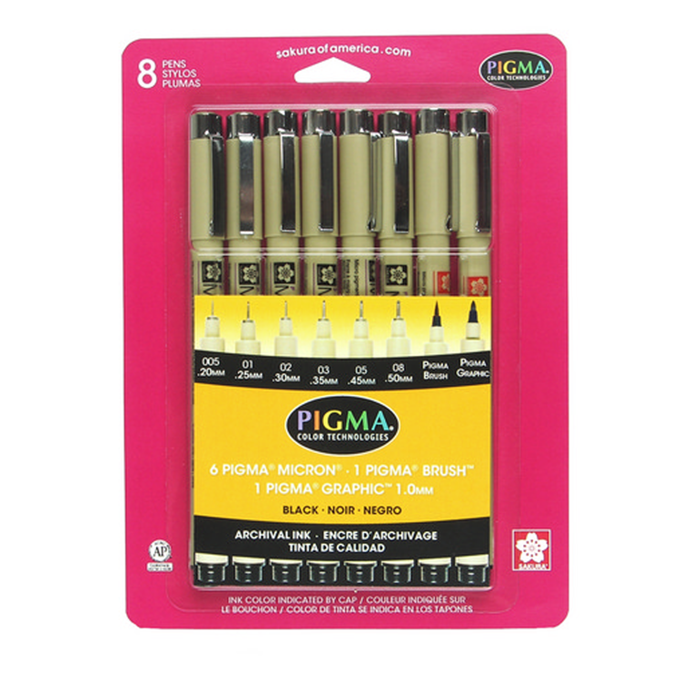 SAKURA OF AMERICA PIGMA MICRON SET