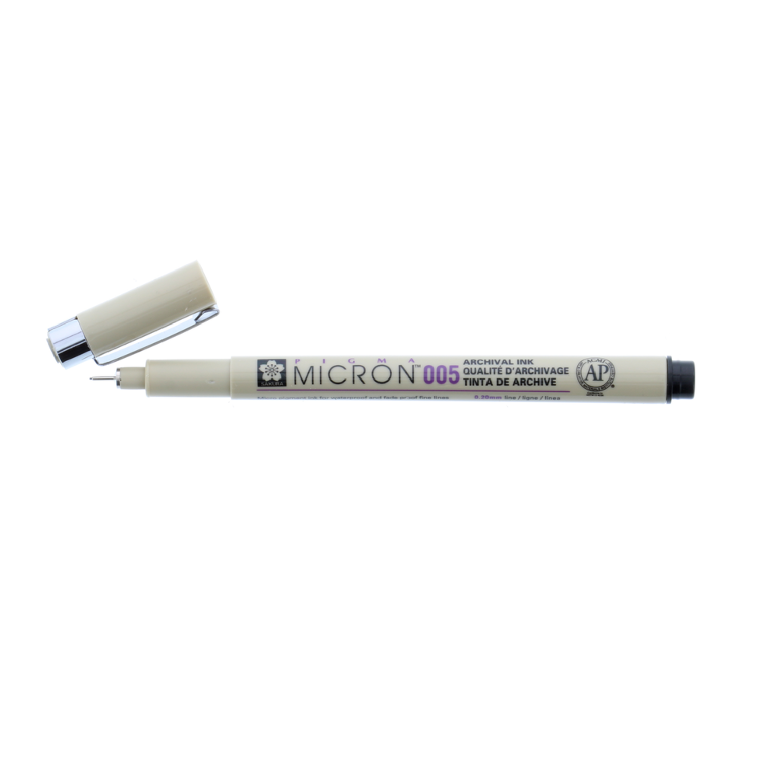 005 (.20mm) Pigma Micron Pen 3 Pack - Black