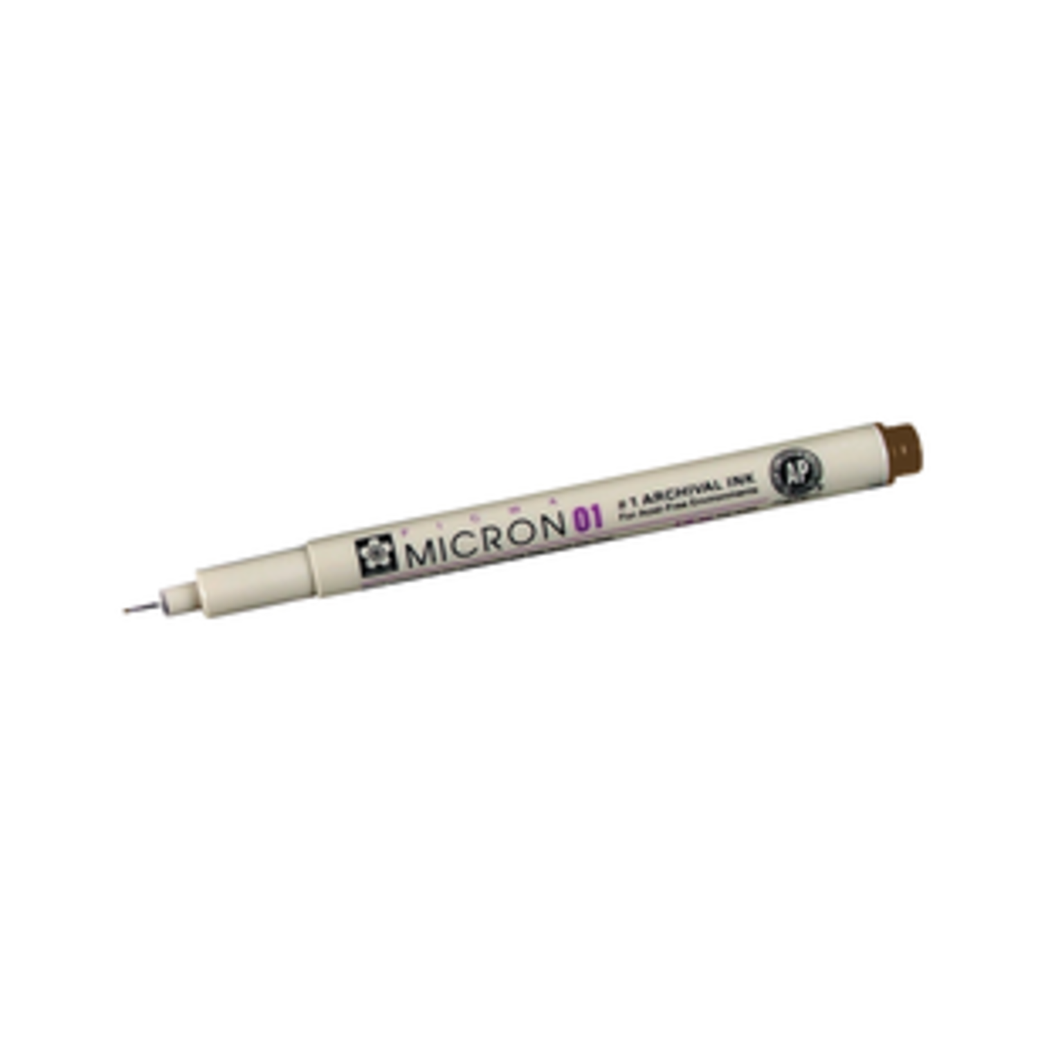 Pigma Micron Pen Black .25mm Size 01 Carded - 053482301813