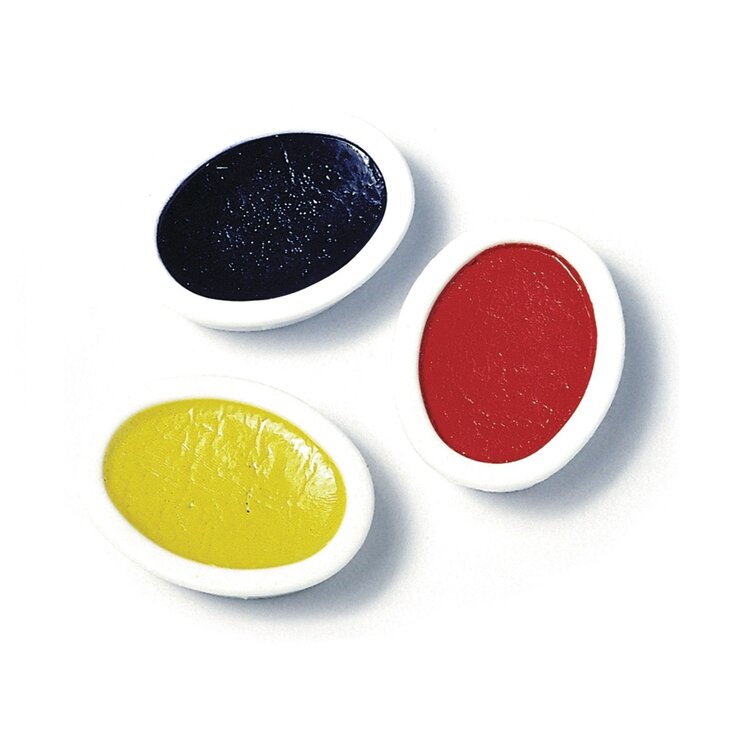 DIXON TICONDEROGA/FILA CO Prang Watercolor Pan Refills – Oval & Half Pan