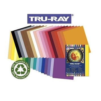 PACON/STRATHMORE Tru-Ray Construction Paper – 50 Sheet Pack