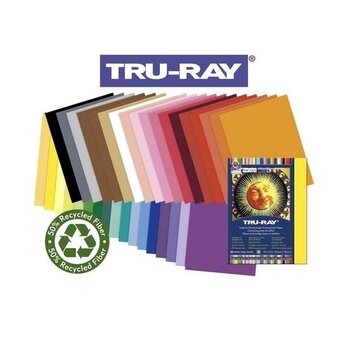 PACON/STRATHMORE Tru-Ray Construction Paper – 50 Sheet Pack