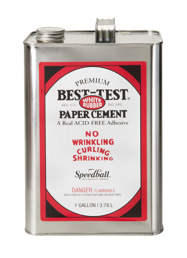 SPEEDBALL ART PRODUCTS BEST TEST PREMIUM ACID FREE PAPER CEMENT