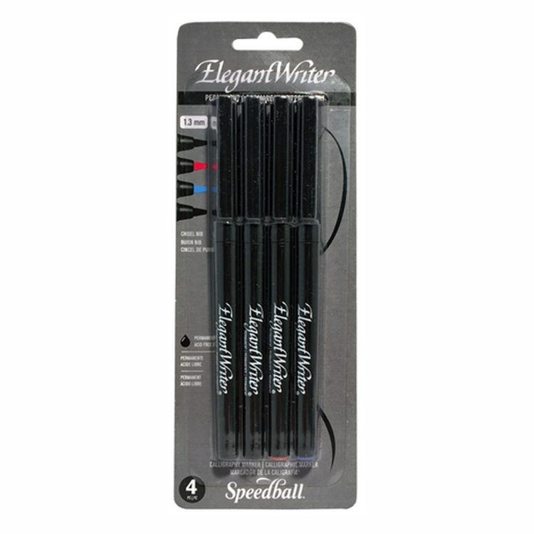 SPEEDBALL ART PRODUCTS ELEGANT WRITER 4 PC
