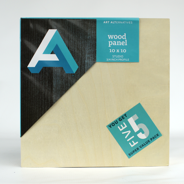 ART ALTERNATIVES Art Alternatives Wood Panel Value Packs