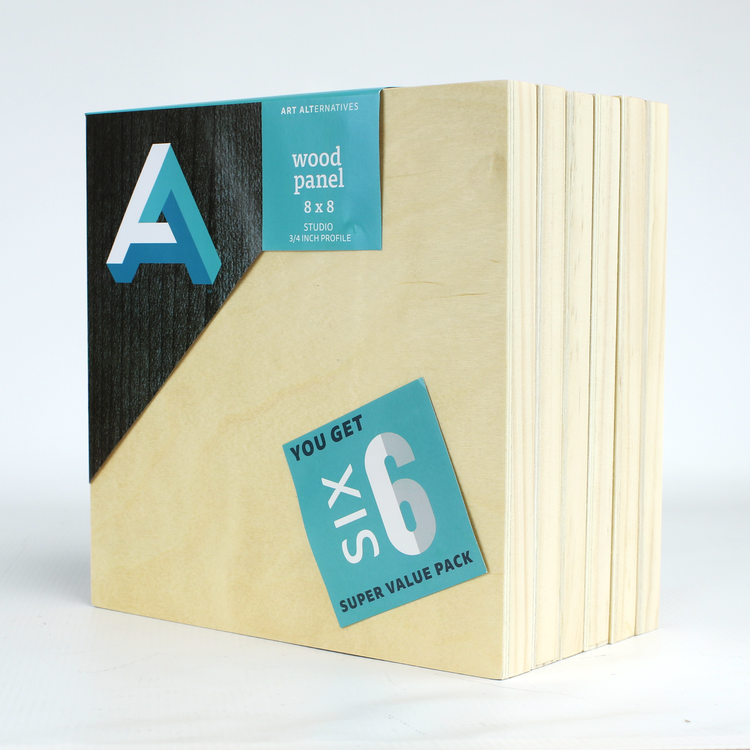 ART ALTERNATIVES Art Alternatives Wood Panel Value Packs
