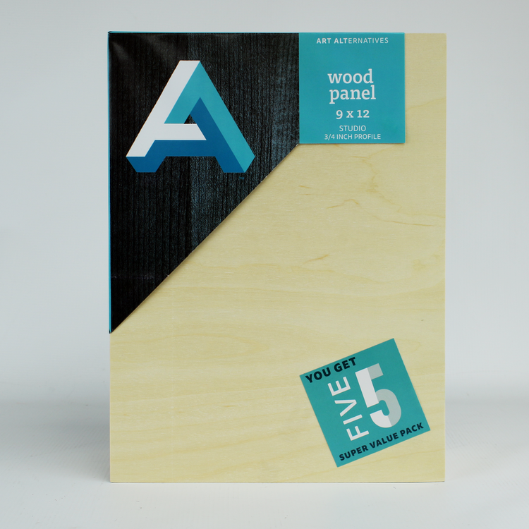 ART ALTERNATIVES Art Alternatives Wood Panel Value Packs