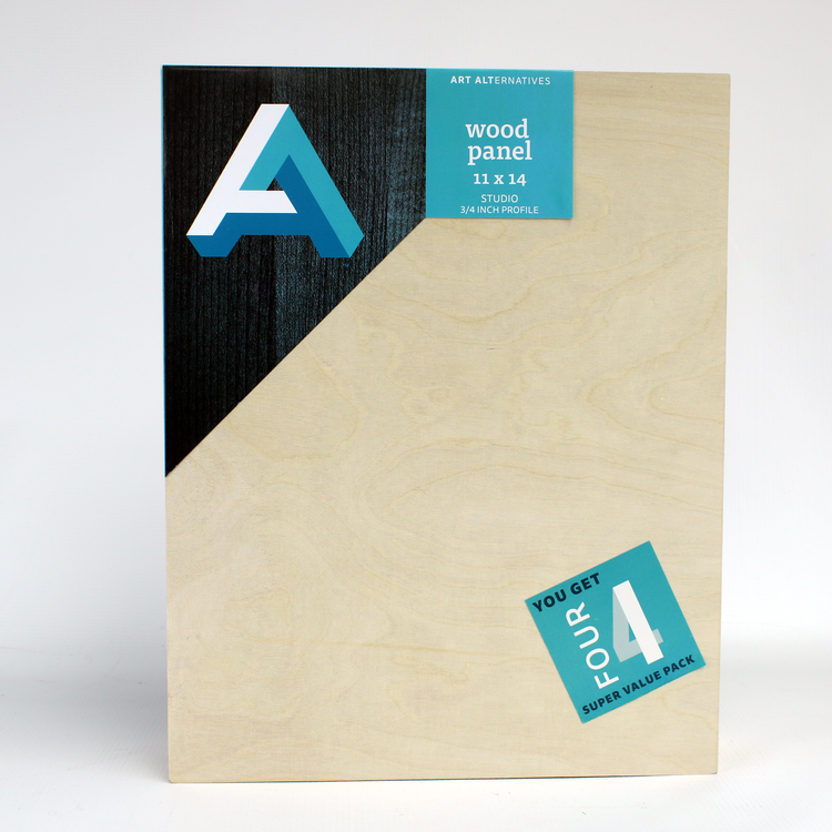 ART ALTERNATIVES Art Alternatives Wood Panel Value Packs