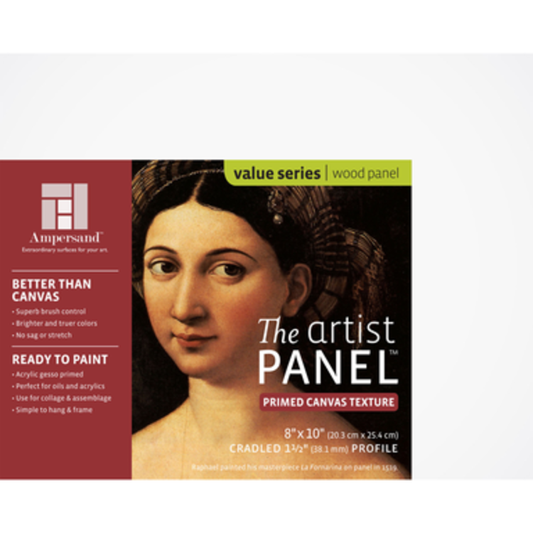 AMPERSAND ART SUPPLY ARTIST PANEL CANVAS CRADLED