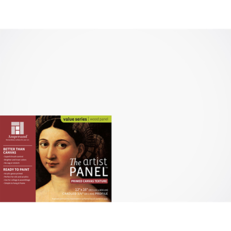 AMPERSAND ART SUPPLY ARTIST PANEL CANVAS CRADLED