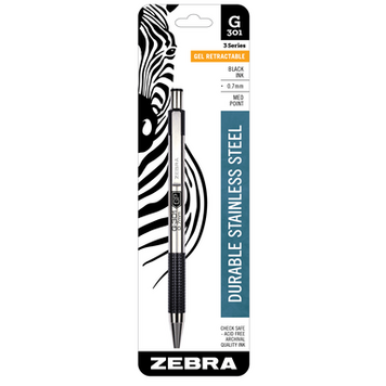 ZEBRA Zebra® G-301 Gel Retractable Pen