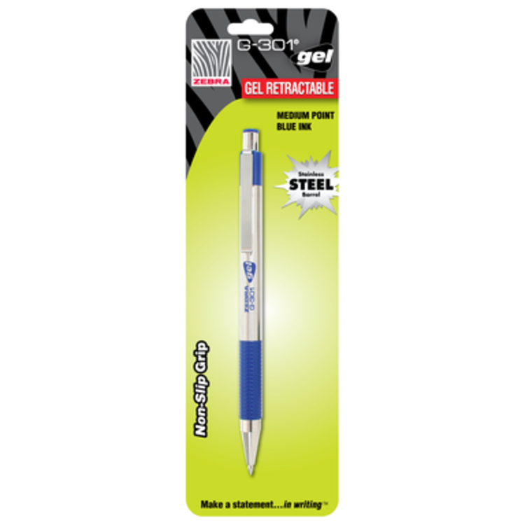 ZEBRA Zebra® G-301 Gel Retractable Pen