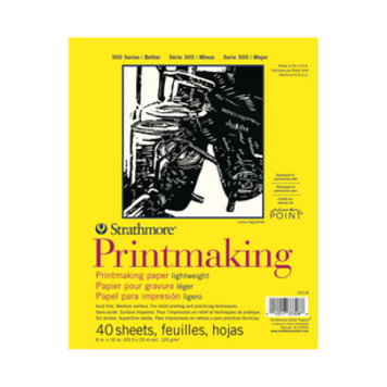 PACON/STRATHMORE 300 Series Printmaking Paper Pad