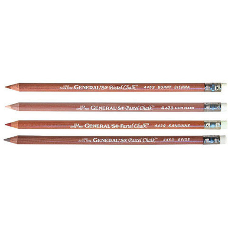 GENERAL PENCIL CO., INC. MULTI PASTEL CHALK PENCILS