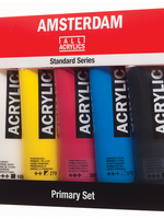 ROYAL TALENS NORTH AMERIC AMSTERDAM ACRYLIC COLOR 120ML 5 TUBE SET PRIMARY COLORS