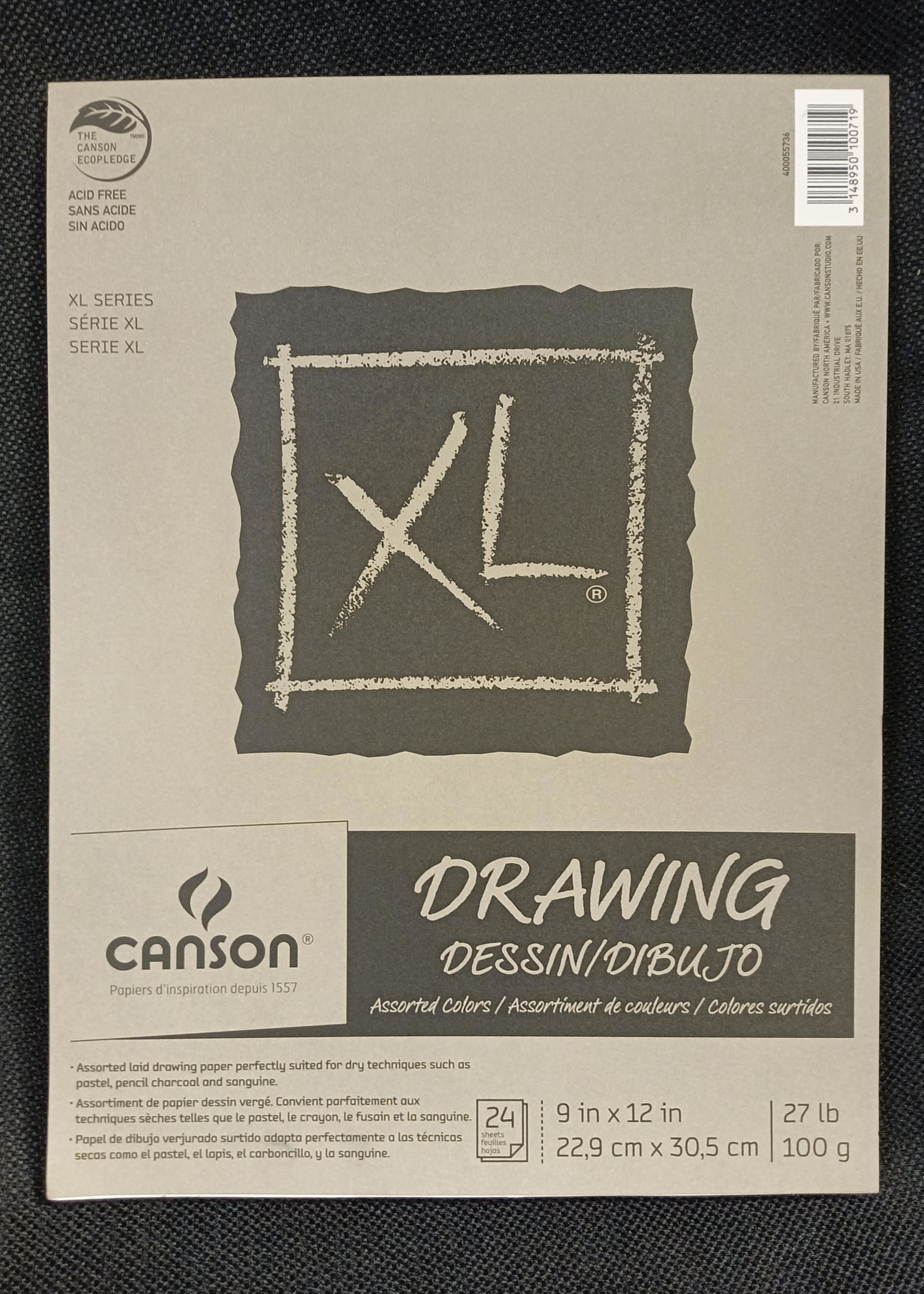 CANSON / PACON PAPERS CN - XL 9X12 DRAWING PAD