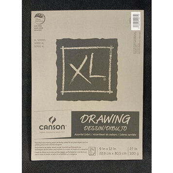 CANSON / PACON PAPERS XL DRAWING PAD  9X12