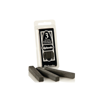 QUARTET MFG-ACCO BRANDS ALPHACOLOR CHAR-KOLE PASTELS 3 STICKS BLACK
