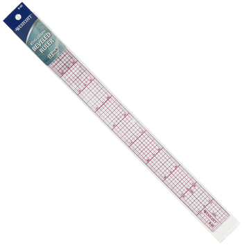 C-THRU RULER Westcott® C-Thru® 12" Beveled Ruler – 8ths Grid
