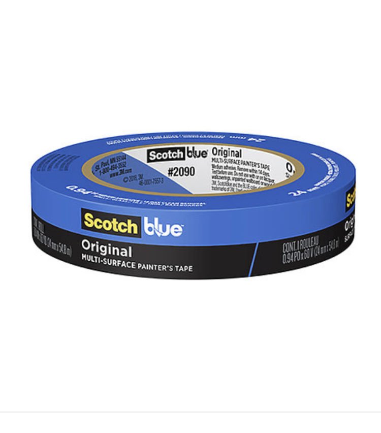 3M Scotch Blue Painters Masking Tape .94IN/24MM X 60 Yards