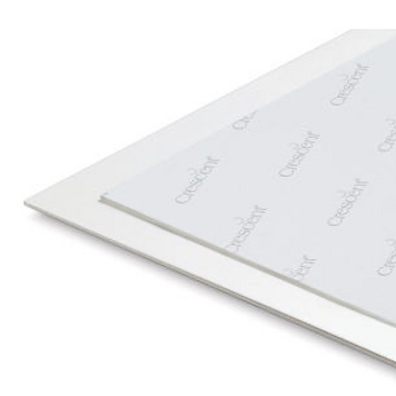CRESCENT CARDBOARD Professional Heavyweight Cold Press Illustration Board 20" x 30" – Off White