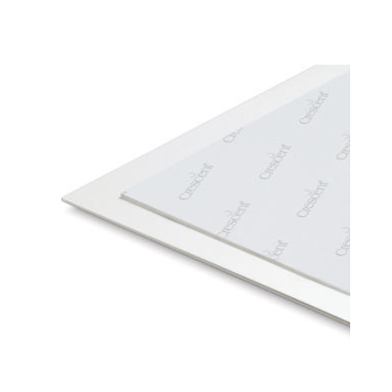 CRESCENT CARDBOARD Professional Heavyweight Cold Press Illustration Board 20" x 30" – Off White