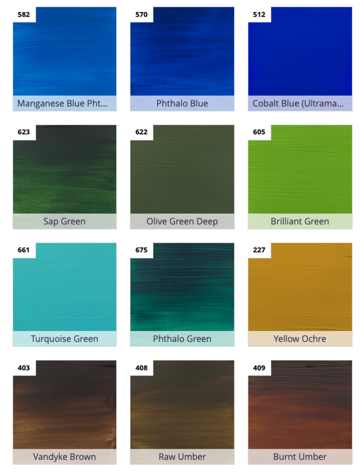ROYAL TALENS NORTH AMERICA Amsterdam® Standard Series Acrylic Paint – 20ml
