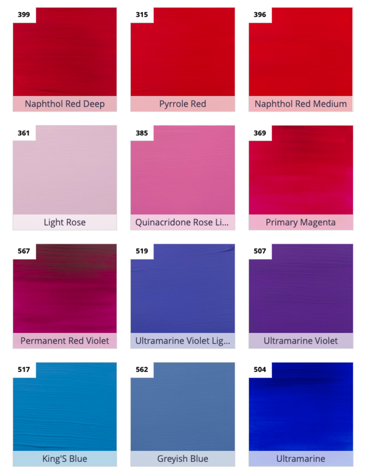 ROYAL TALENS NORTH AMERICA AMSTERDAM STANDARD ACRYLIC 20ML