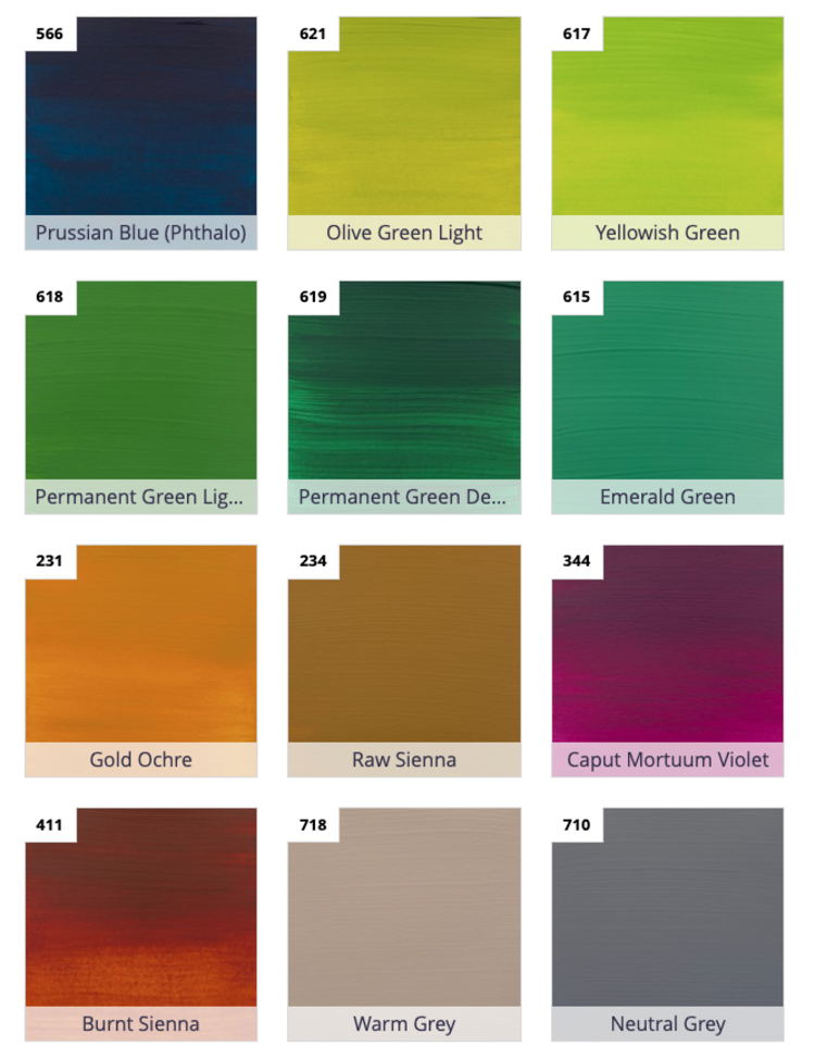 ROYAL TALENS NORTH AMERICA Amsterdam® Standard Series Acrylic Paint – 20ml