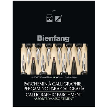 BIENFANG PAPER CALLIGRAPHY PARCHMENT #207 8.5X11 ASST