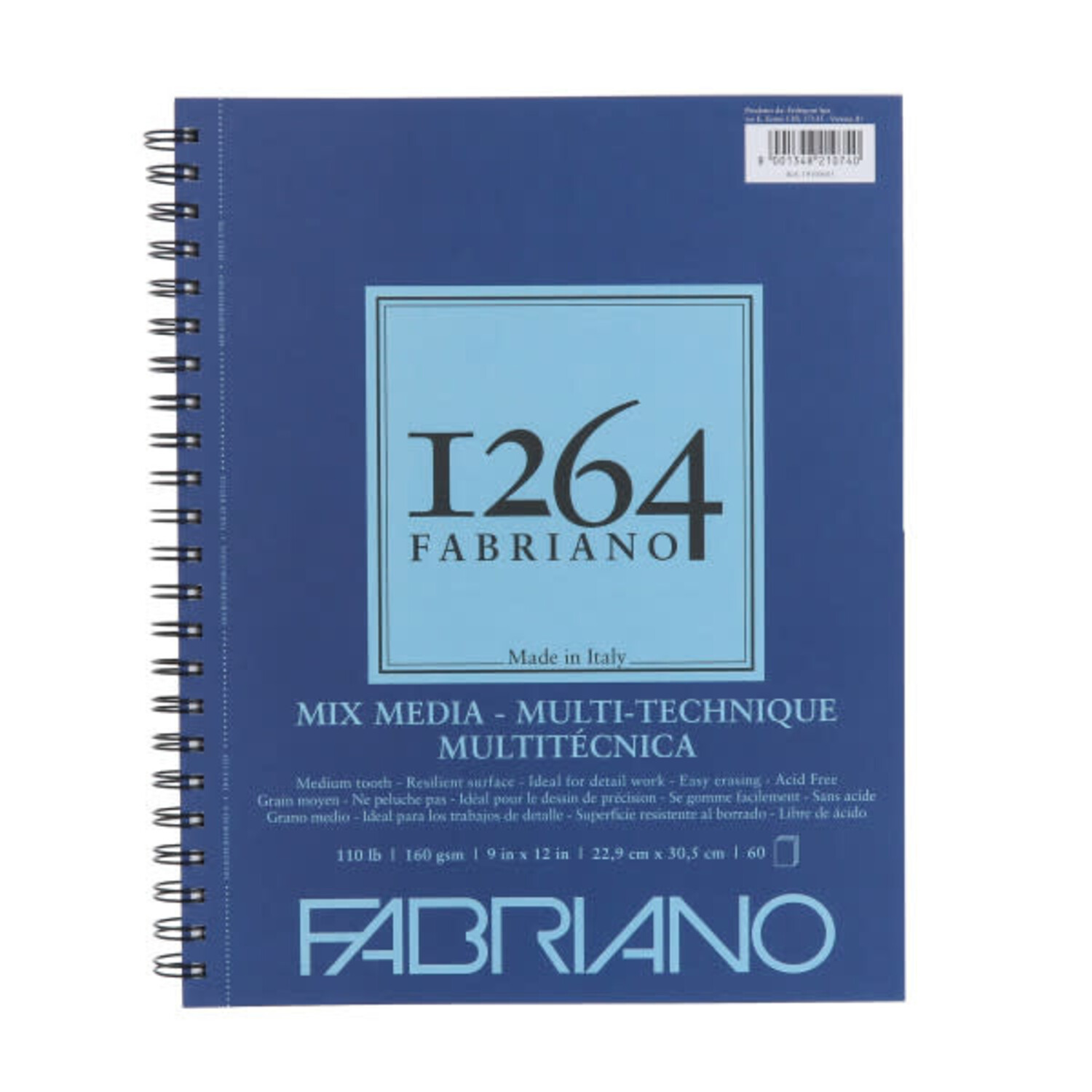 Fabriano Mixed Media Pad, 9 x 12