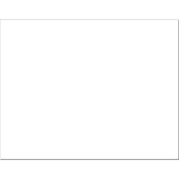 PACON/STRATHMORE 4PLY WHITE RAILROAD BOARD  22X28