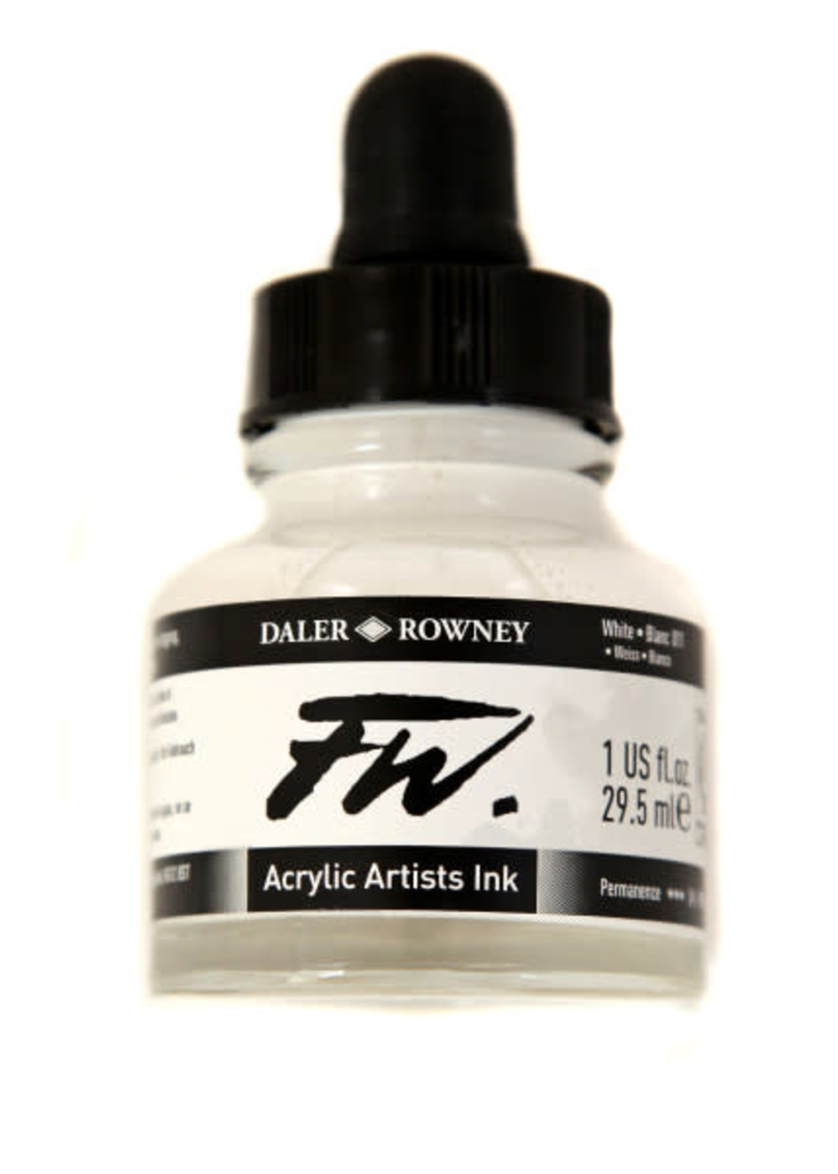 DALER-ROWNEY/FILA CO ACRYLIC INK 1OZ WHITE