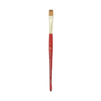 GOLDEN ARTISTS COLORS CO HERITAGE SYNTHETIC SABLE FLAT SHADER 12