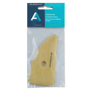 ART ALTERNATIVES Wooden Pottery Rib – 4.25"
