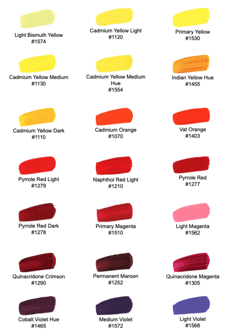 GOLDEN ARTISTS COLORS CO Golden Acrylics Heavy Body 2oz