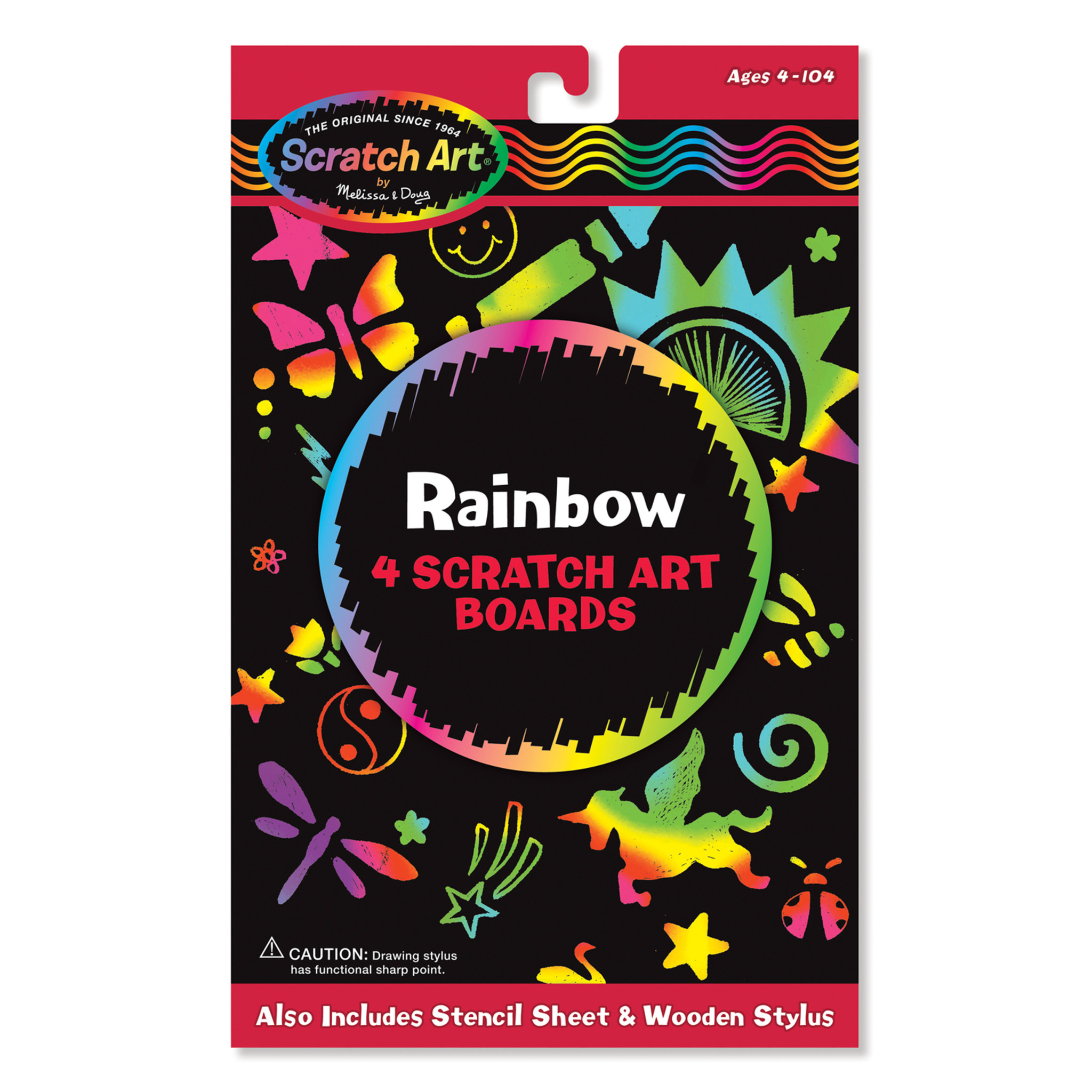 Art Set for Kids Rainbow Magic Scratch Off Paper Black Scratch