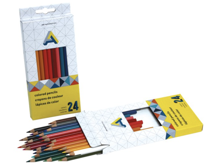 ART ALTERNATIVES COLORED PENCIL SET 24 COUNT