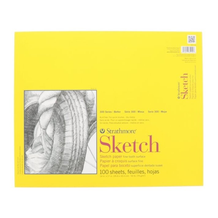 Strathmore Bristol Smooth Paper Pad 11X17 24 Sheets
